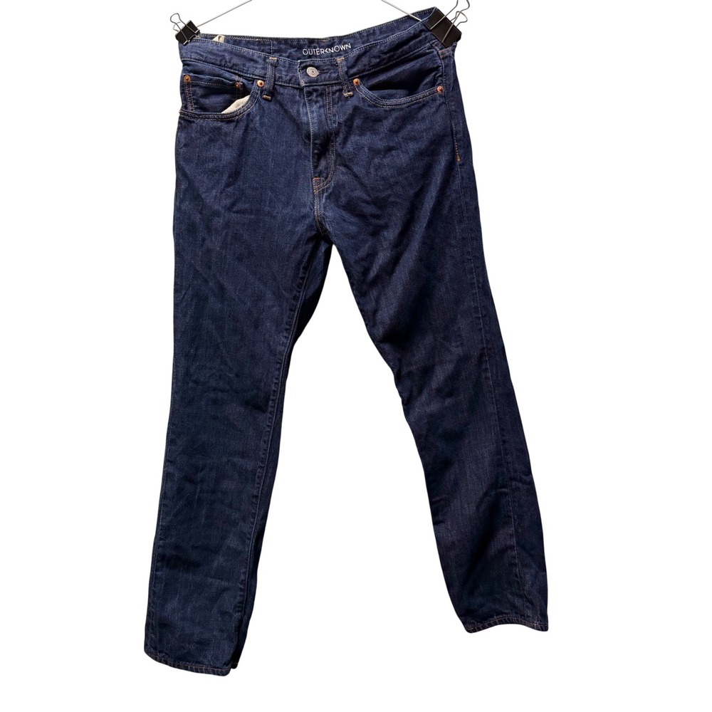 Levis x Outerknown 511 Slim Fit Jeans‎ Mens 33x32 Dark Wash Indigo Lyocell Blend